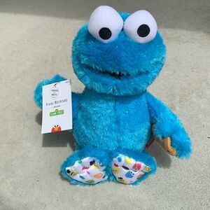 Sesame Street Cookie Monster Plush Macys Isaac Mizrahi Stuffed Animal Blue 15"